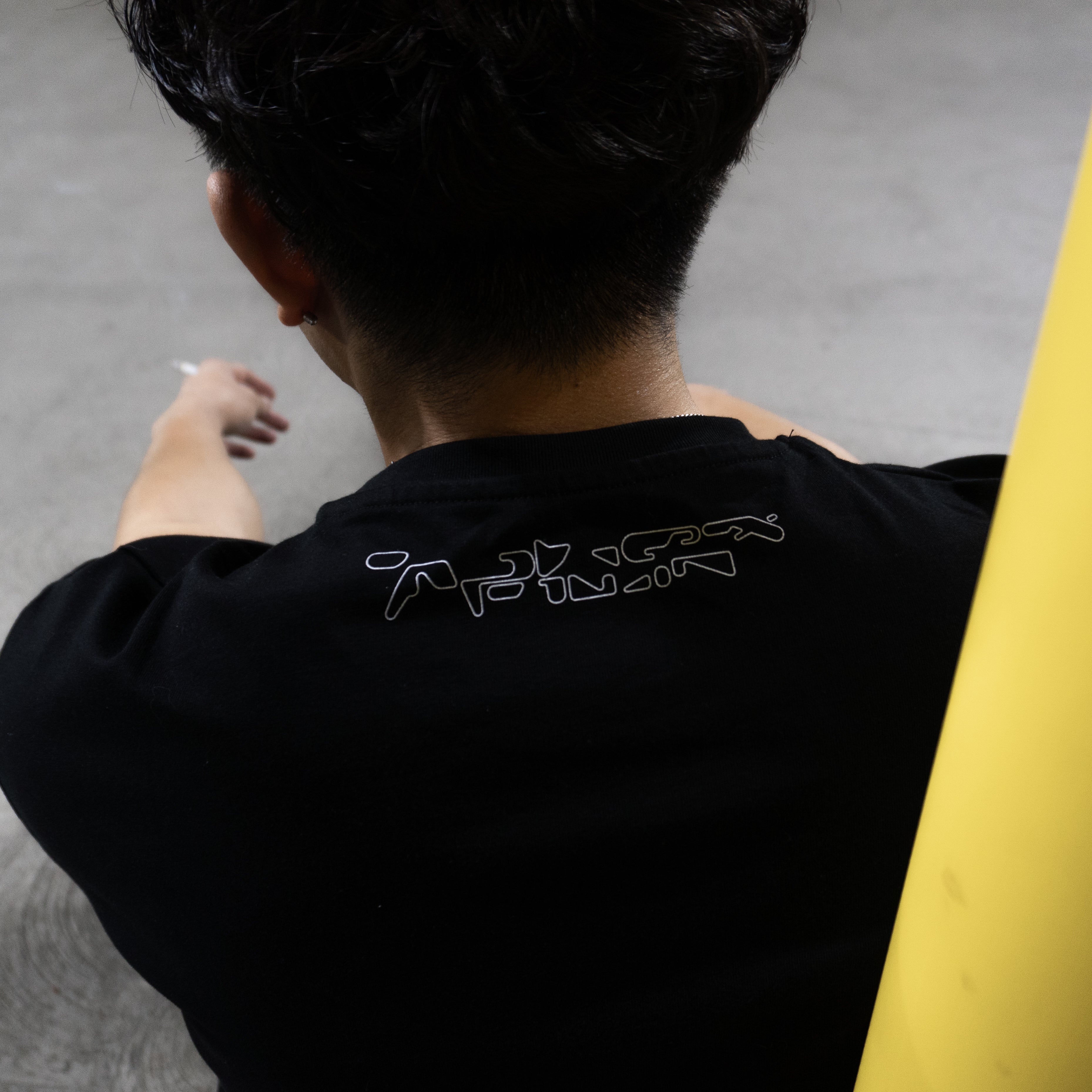aphex twin 2000s logo tee